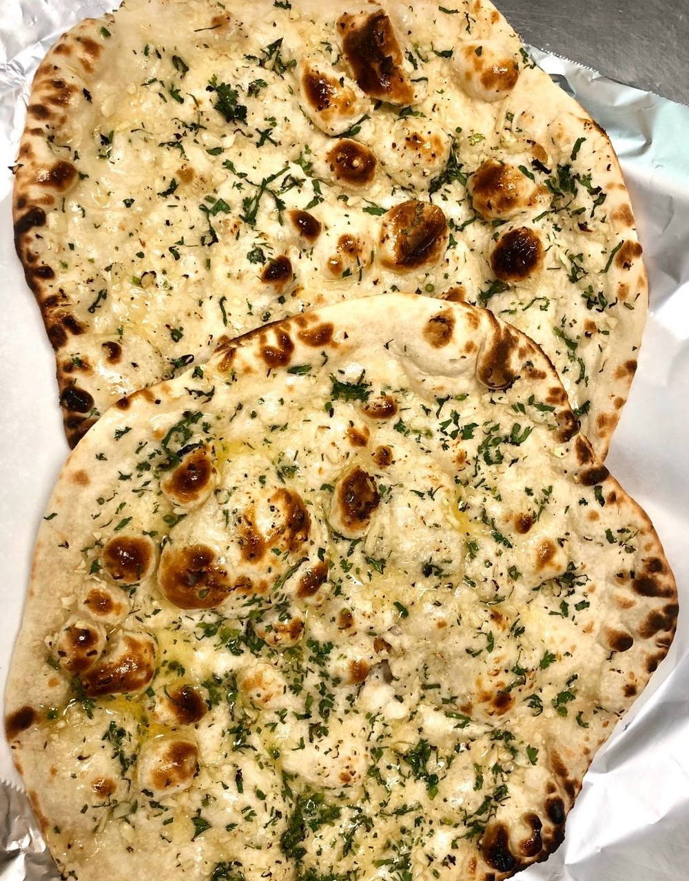 Garlic Cilantro Naan